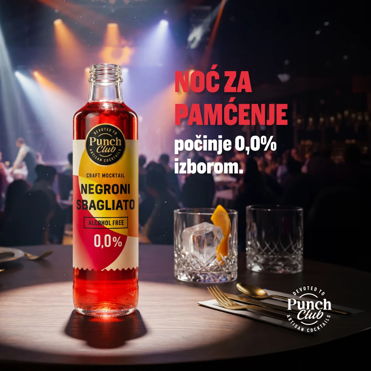 Noć za pamćenje — Negroni Spritz 0,0% kampanja