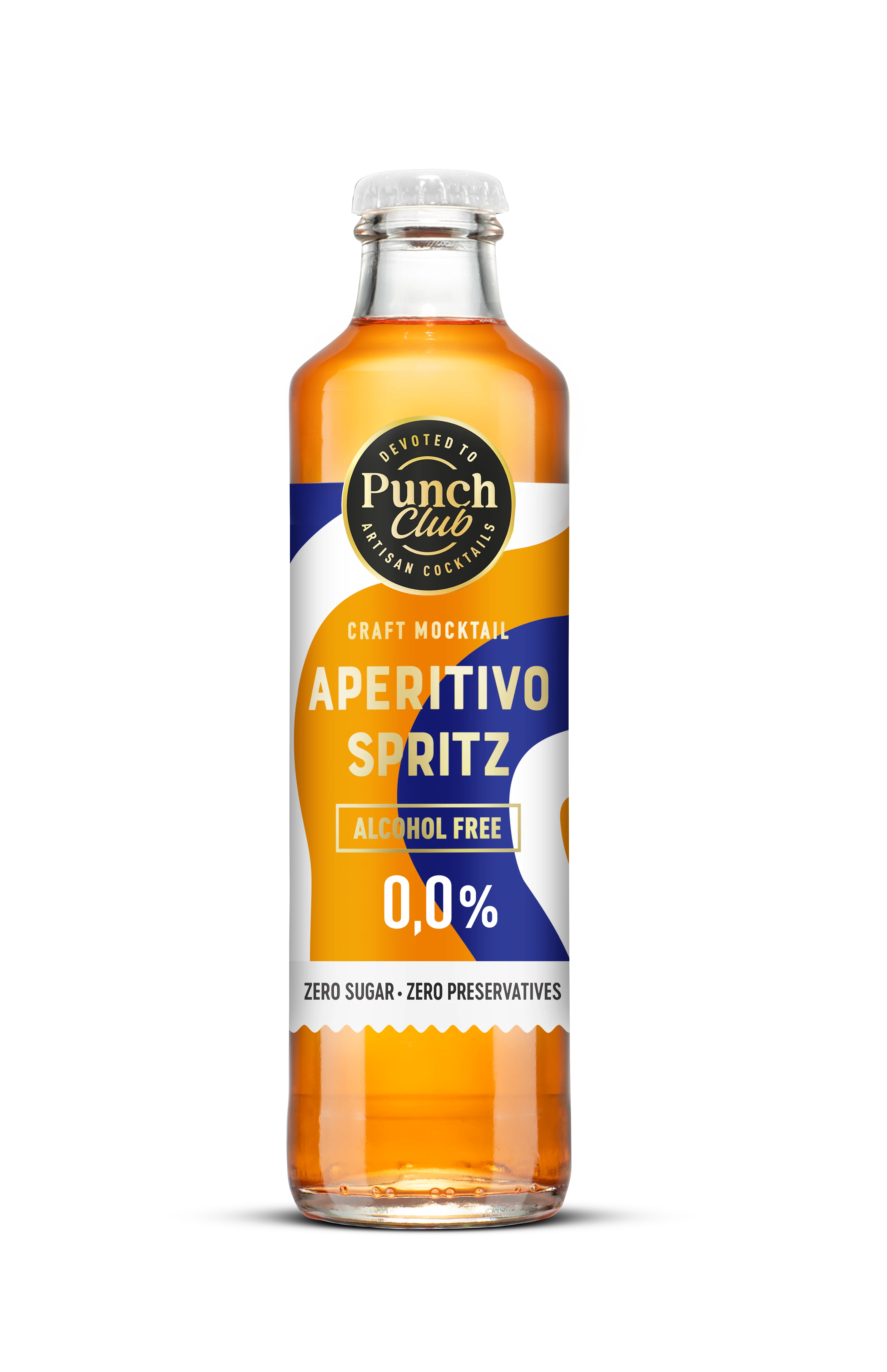 Punch Club Aperitivo Spritz 0,0% — staklena boca 0,25 L