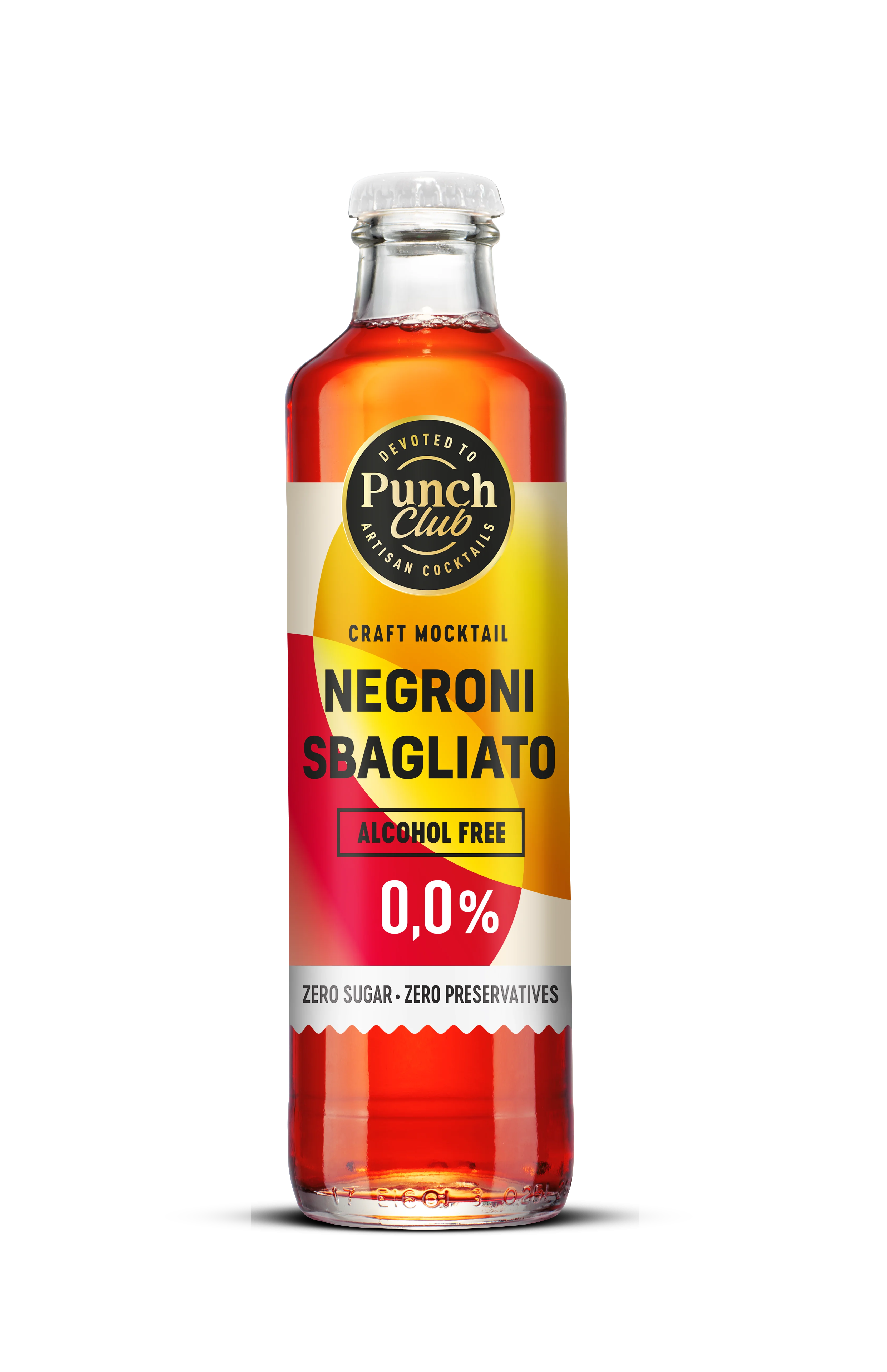 Punch Club Negroni Spritz 0,0% — staklena boca 0,25 L